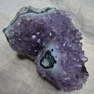 AAA Purple Amethyst Stalactite Crystal Polished Eyes Druzy Rainbow Galaxy